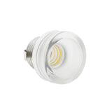 Dedal Acrílico Redondo 3w Calido 10 Piezas - Interled Mexico