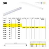 Tubo T8 PVC 90CM Calido 30 Piezas - Interled Mexico