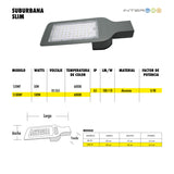 SUBURBANA SLIM 100W 1 PIEZA - Interled Mexico