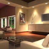 Downlight Redondo Automatizado Multicolor 15W 10 Piezas - Interled Mexico