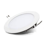 Downlight Panel Empotrado Redondo 18W Frio 10 Piezas - Interled Mexico