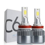 Kit De Luces Led Tipo Xenon Faros Auto C6 H7