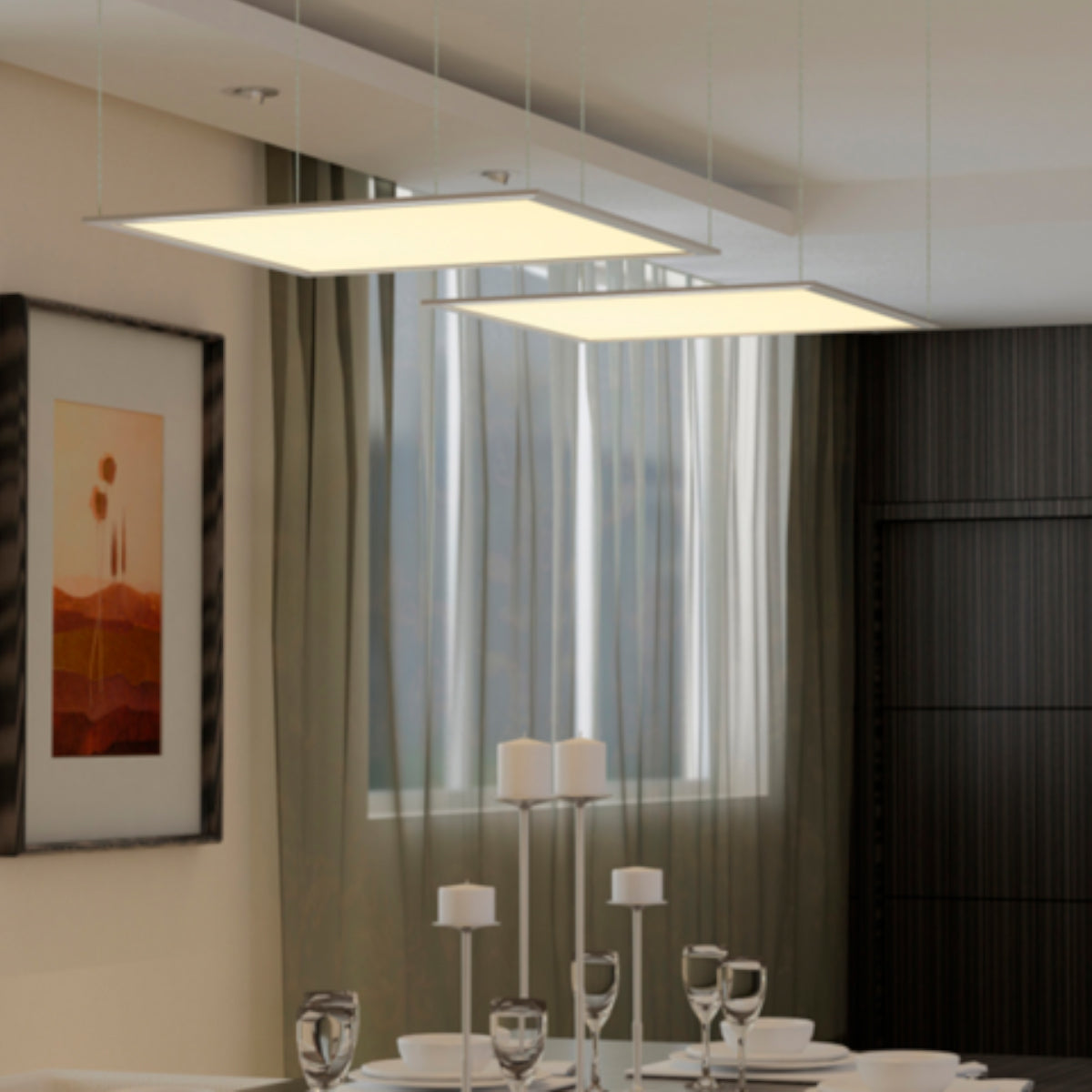 Panel Led 60 x 60 cm Luz Blanca - Iluminación Interior - EGAVAL