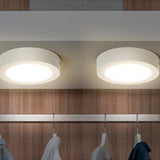 Downlight Panel LED Redondo de Sobreponer 12W Frio 10 Piezas
