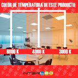 Downlight Cuadrado Automatizado Multitono 8W 10 Piezas - Interled Mexico